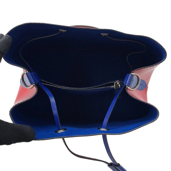 LOUIS VUITTON Neonoe Epi Leather Coquelicot/Blue M54365 - Picture 12 of 14